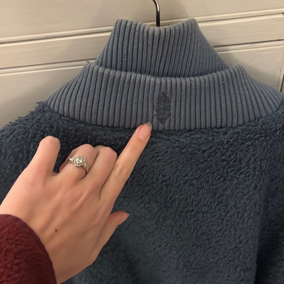 Free People Movement Gear Up Sherpa Jacket in Blue - Picture 9 of 9